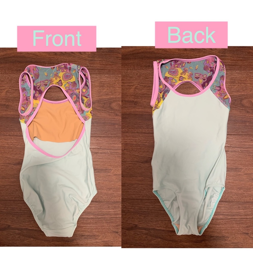 Light Teal Elev Ballet Leotard - image 1